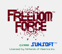 Freedom Force screenshot 3 for NES
